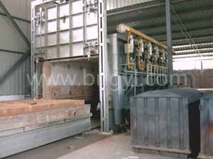 发生煤气式台车炉