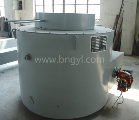 燃气台车式坩埚熔化保温炉